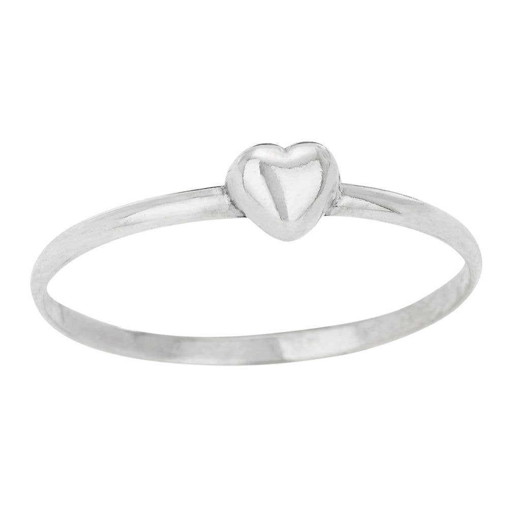 Tiny Sweetheart Sterling Silver Ring