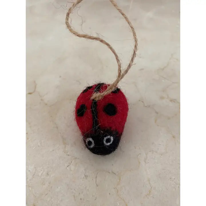 Ornament - Felt - Little LadyBug