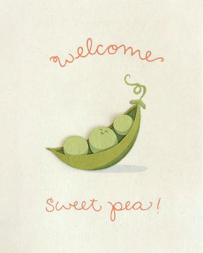 GP - Card - Welcome Sweet Pea