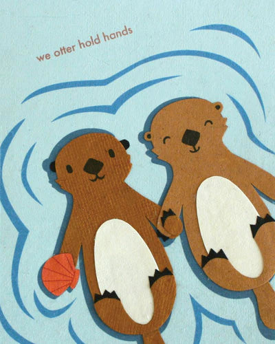 GP - Card - Otter Hold Hands
