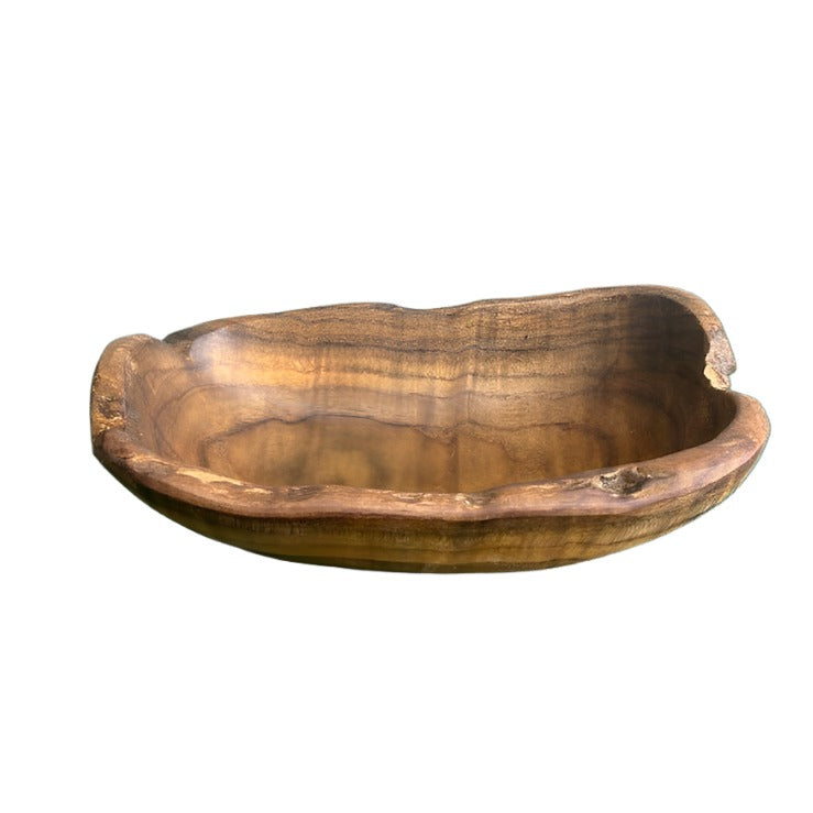 Small Salvaged Teak Root Oval Bowls