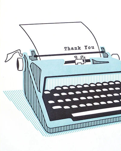 GP - Card - Typewriter Thank