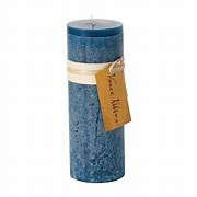 English Blue 3x9 Timber Candle