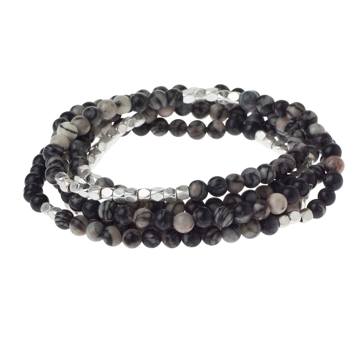 Stone Wrap: Black Network Agate - Stone of Inner Stability