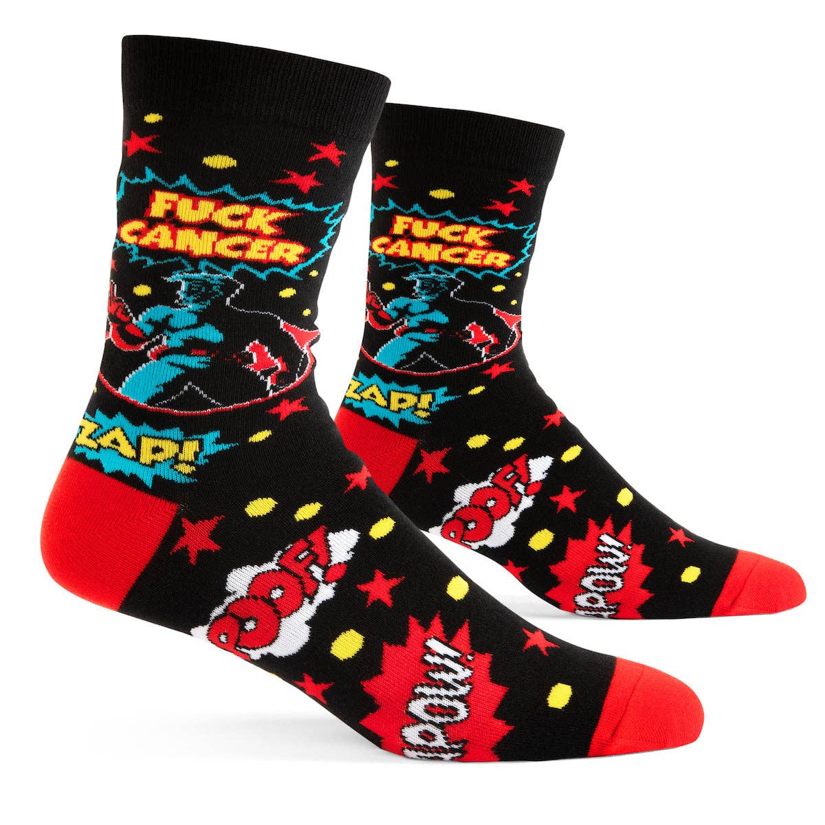 Lavley - Superhero "F*ck Cancer" Socks