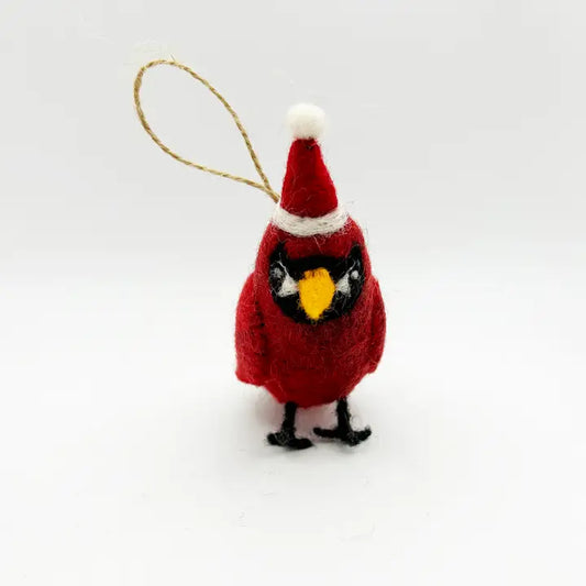 Ornament - Felt - Xmas Cardinal