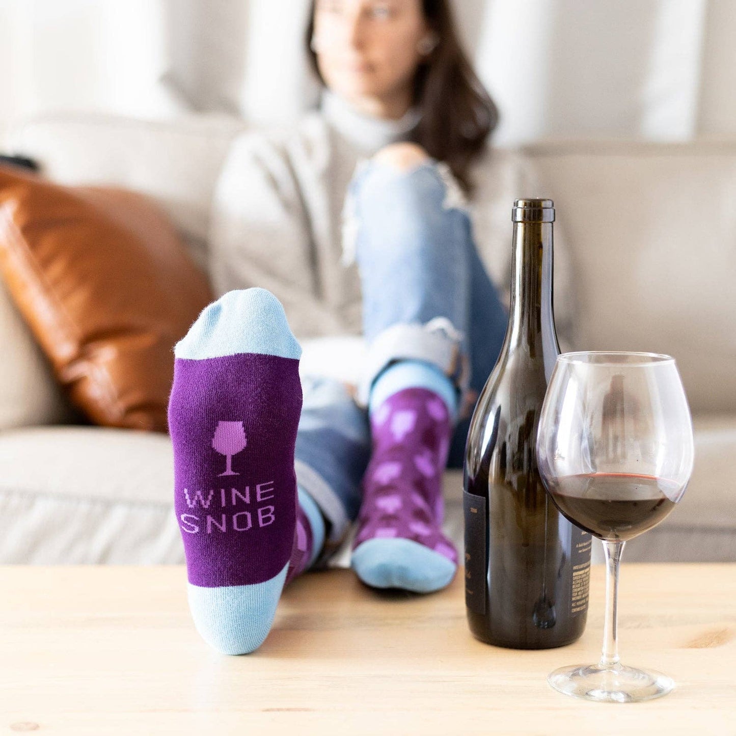 Lavley - Wine Snob Socks