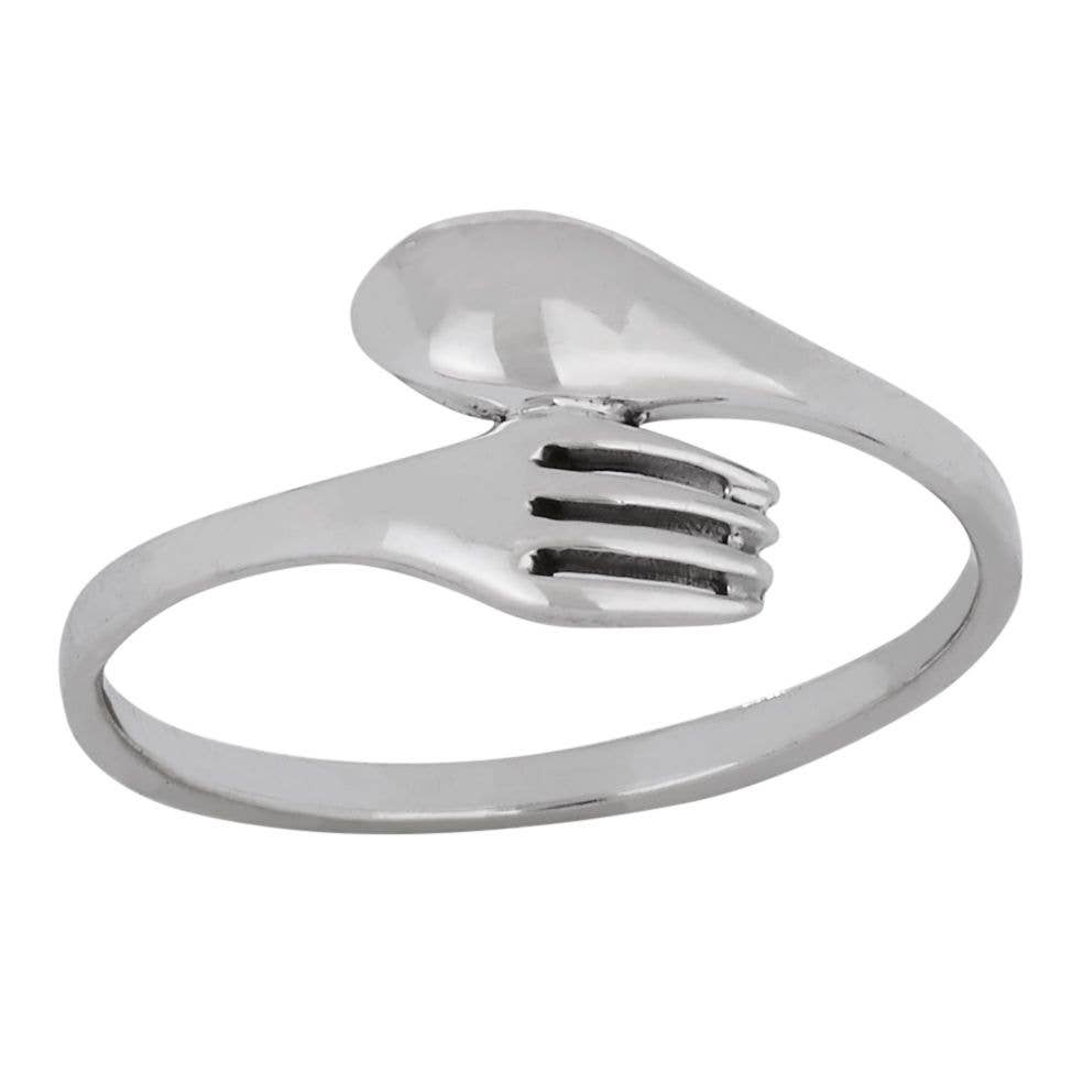 Spork Sterling Silver Ring