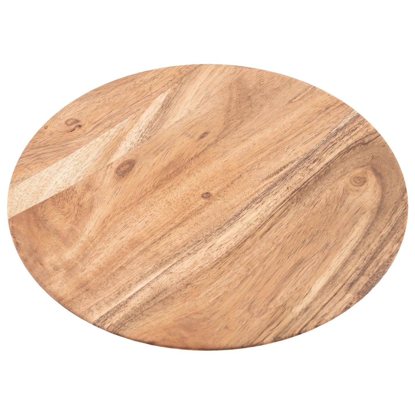 Salad Plate - Natural Wood Round