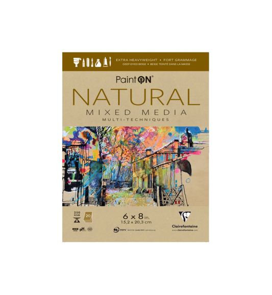 Art Supplies - Paint'on Mixed Media Pads - Natural