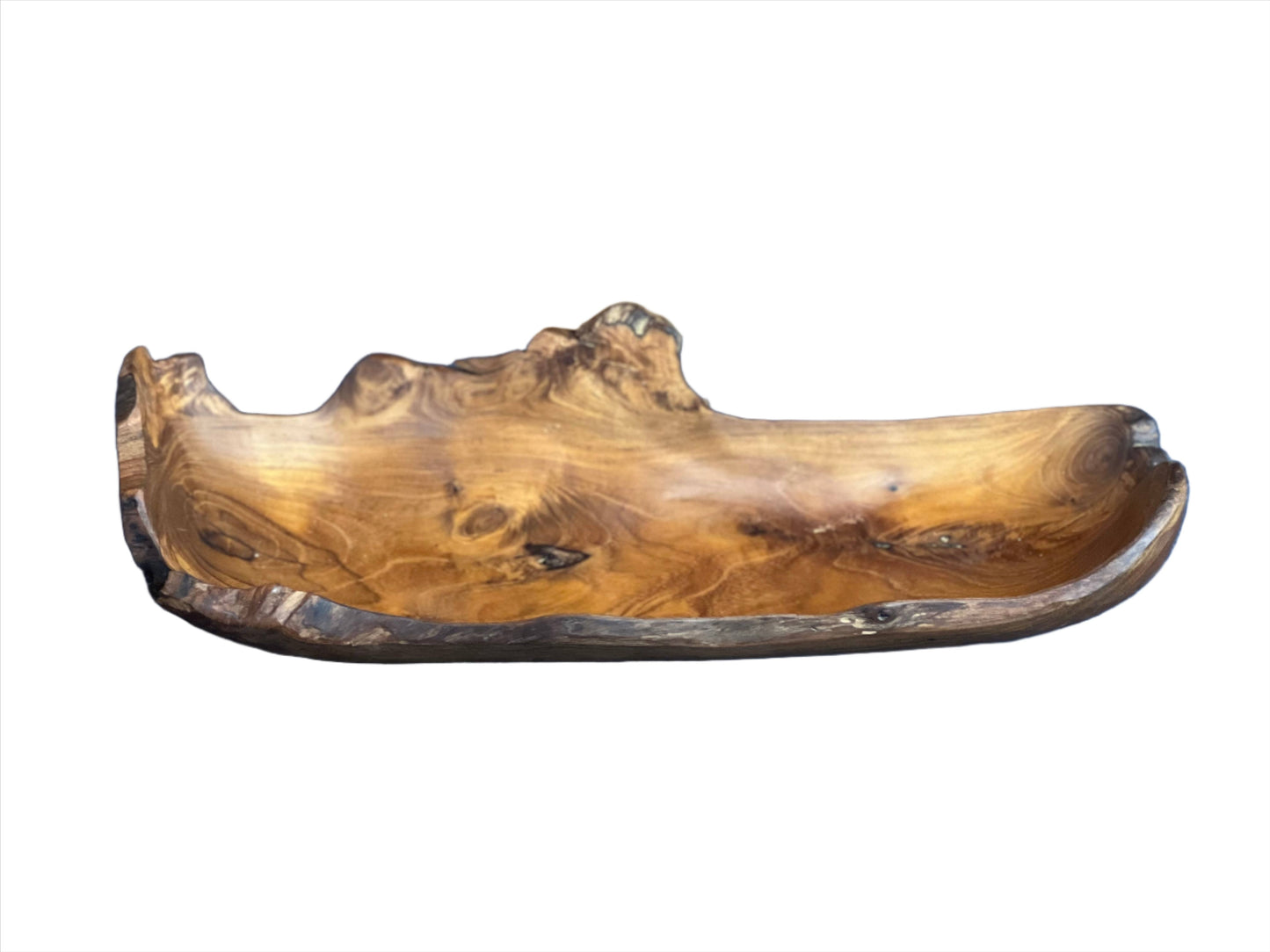 Large Salvaged Teak Root Oval Bowls