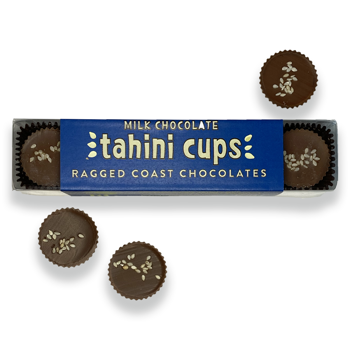 Chocolate - Tahini (Sesame Seed Butter) Cups - Milk Chocolate