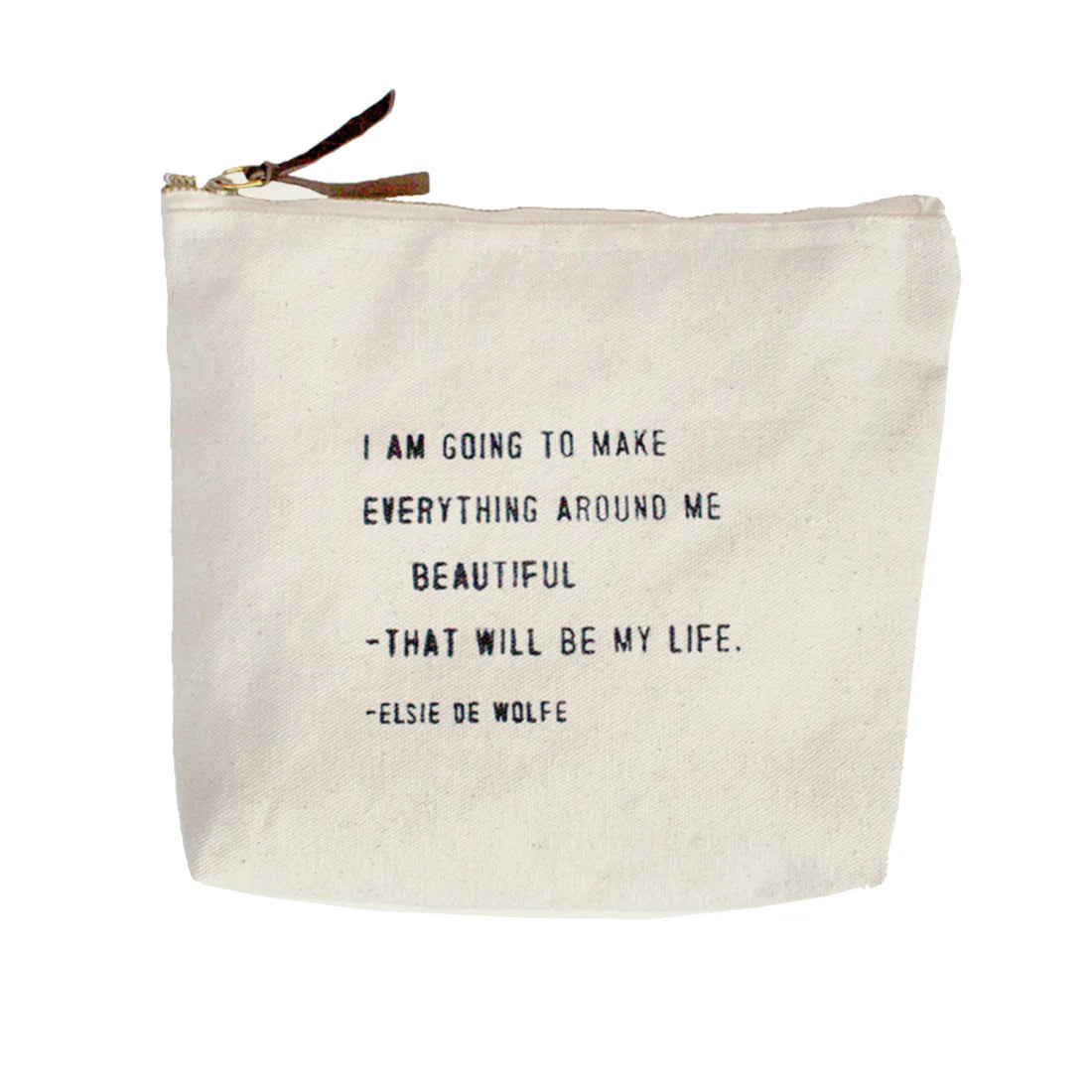 Sugarboo - Pouch - Canvas with Quote