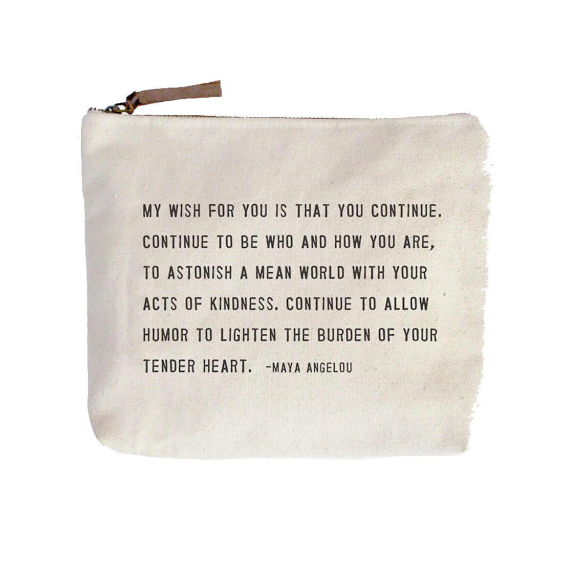 Sugarboo - Pouch - Canvas with Quote