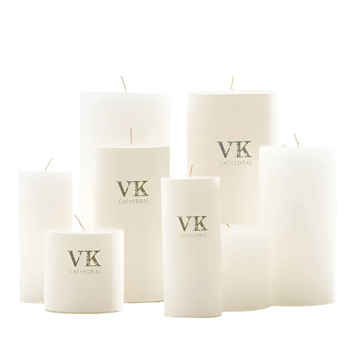 Cathedral Candle White 3x6