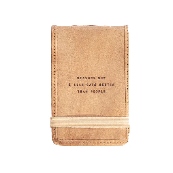 Sugarboo - Journals - Mini Leather with Quote