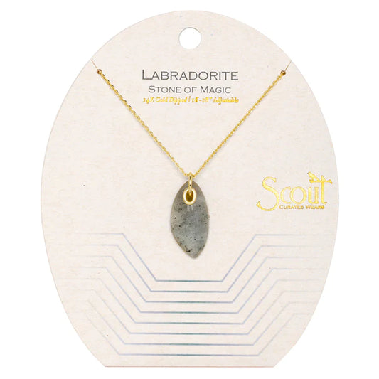 Scout - Necklace - Organic Stone