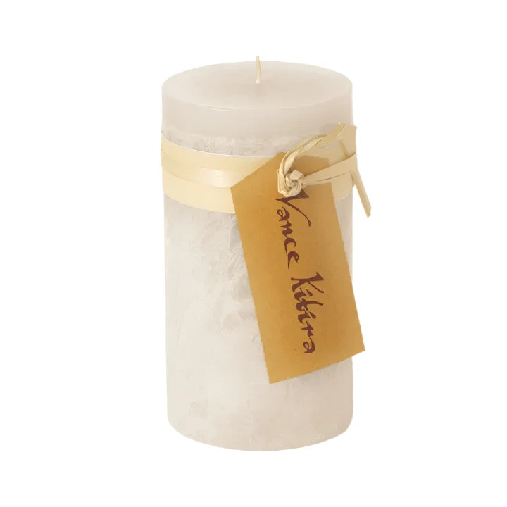 Melon White 3x6 Timber Candle