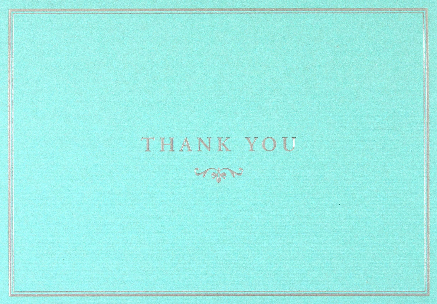 Blue Elegance Thank You Notes