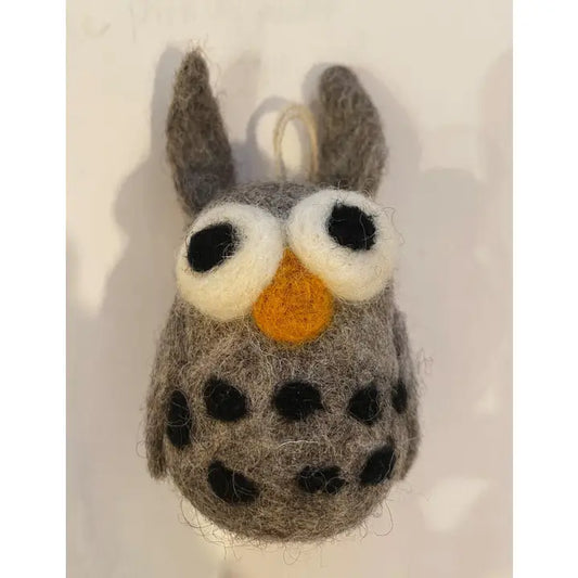 Ornament - Felt - Rockefeller Owl