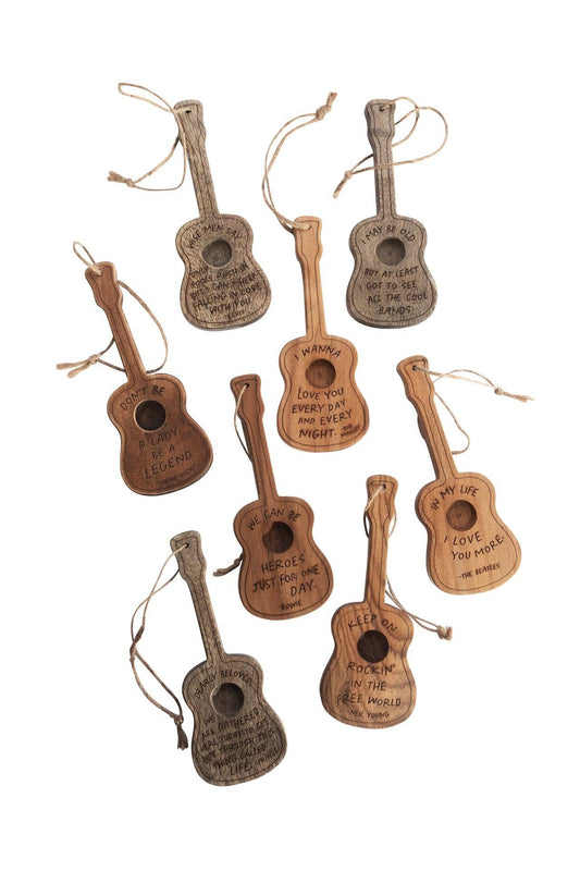 1st Edition Wooden Guitars (Assorted Set of 24)