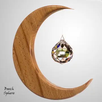 Suncatcher - Moon - Plain - Lg.