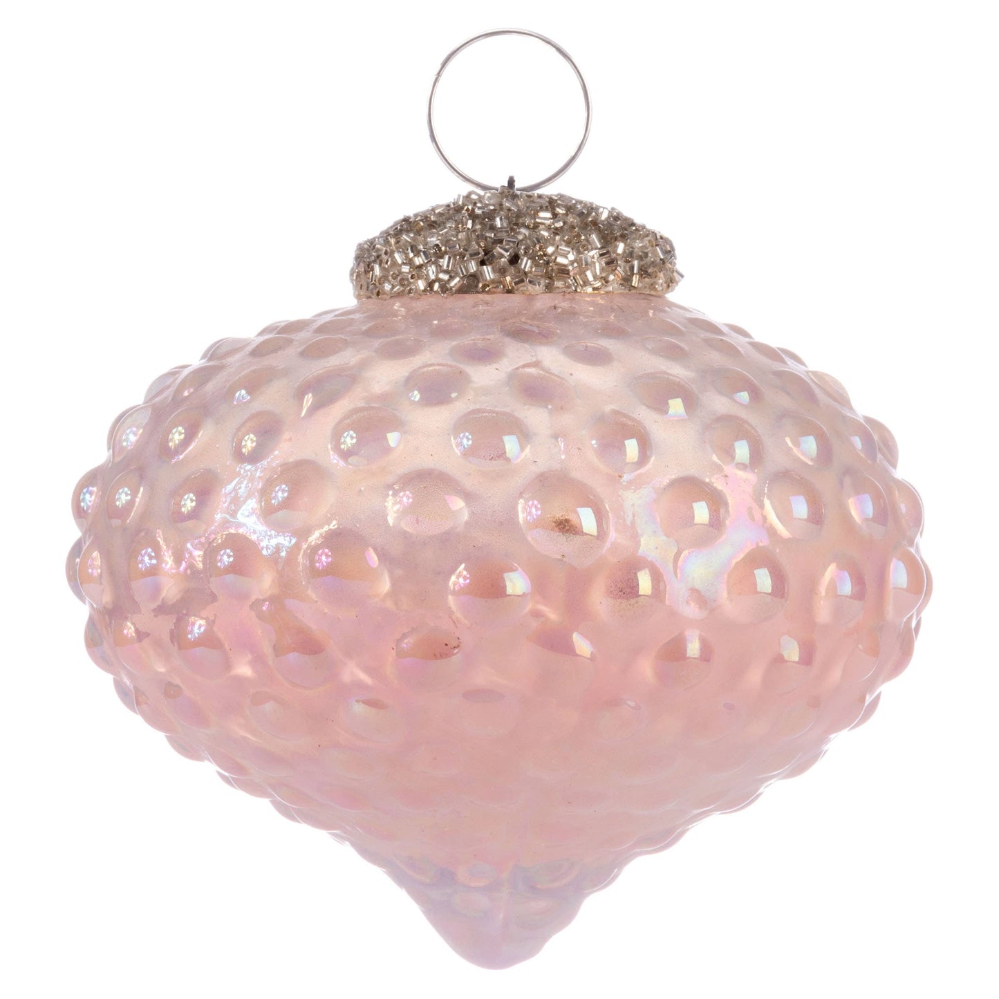 Ornament - Glass - Hobnail Drop