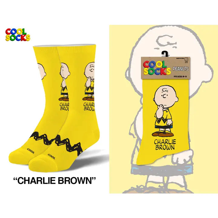Cool Socks - Peanuts - Charlie Brown Mens