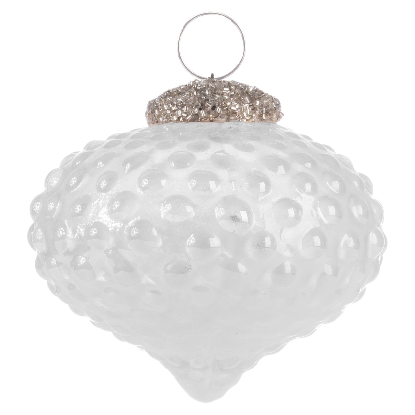 Ornament - Glass - Hobnail Drop