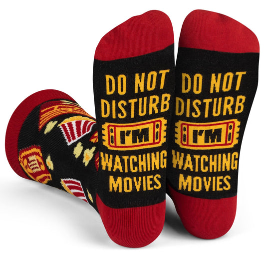 Lavley - Do Not Disturb, I'm Watching Movies Socks