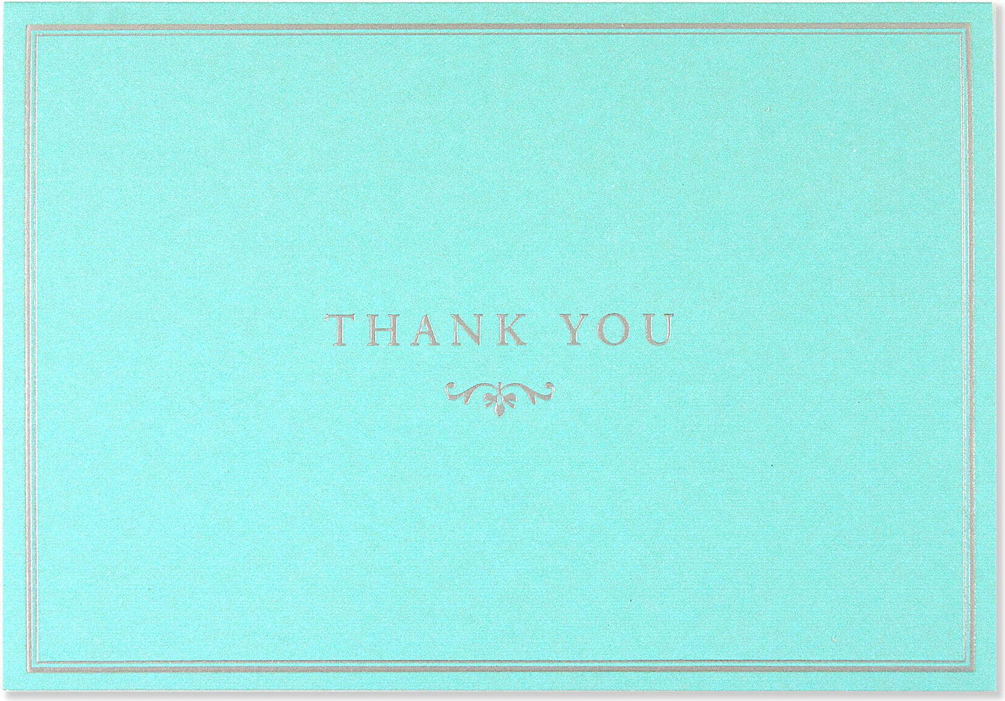 Blue Elegance Thank You Notes