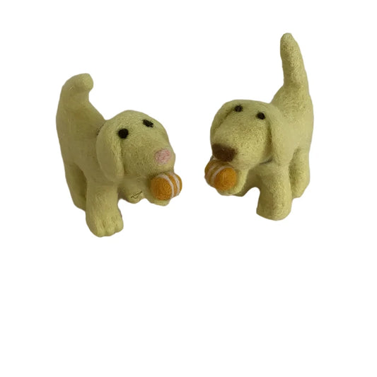 Ornament - Felt - Yellow Lab