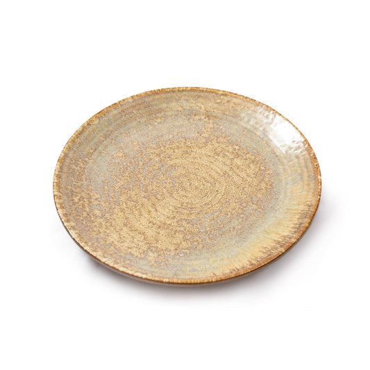 Plate - Small Speckled Ceramic Ochre 7.8" x 7.8"