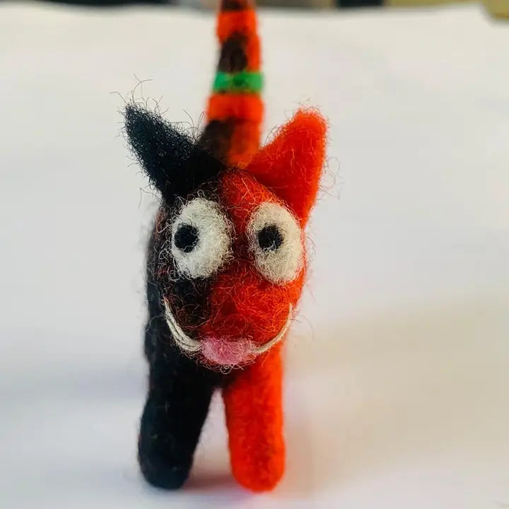 Ornament - Felt - Orange Cat