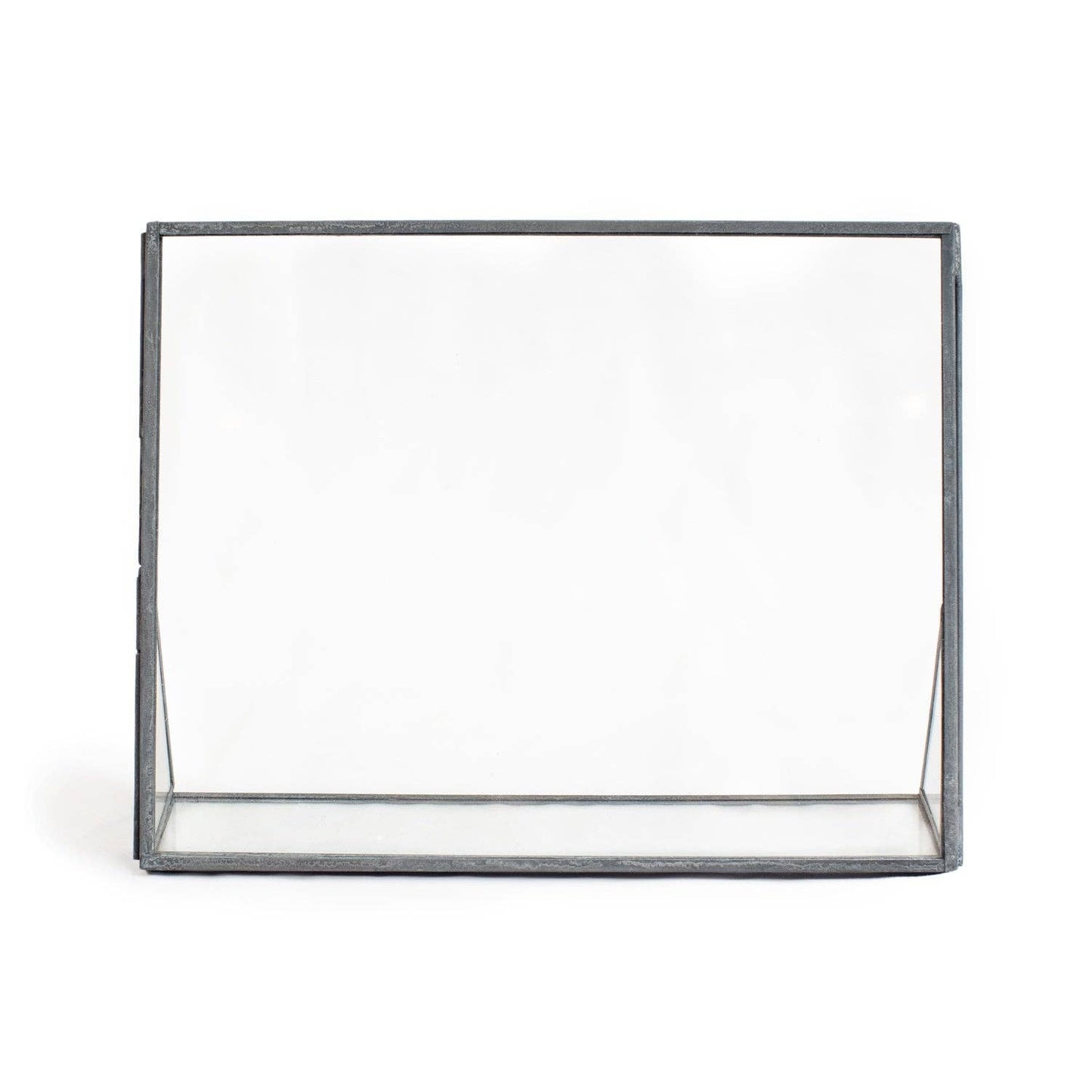 Standing Picture Frame - 10"x8" Horizontal Zinc Finish