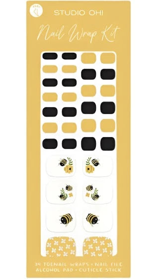 Nail Wrap - Bee Pedi