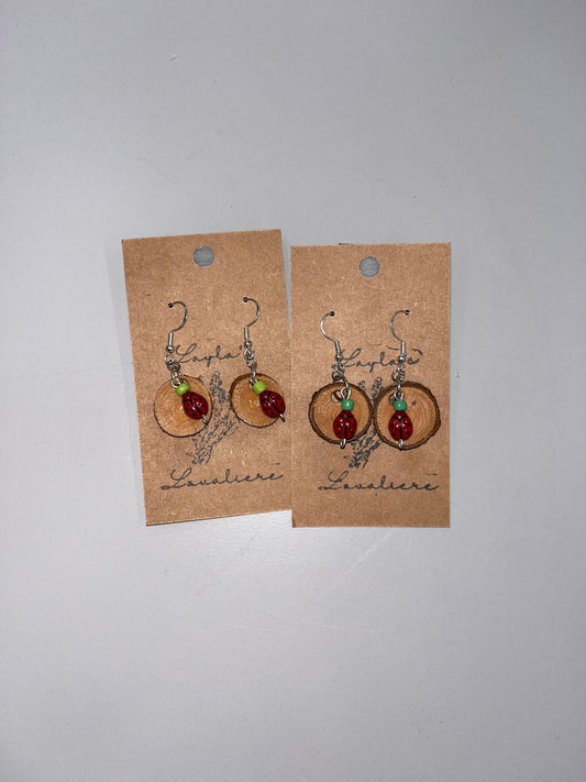 Earrings - Ladybugs