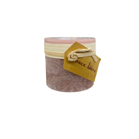 Rustic Mauve 3x3 Timber Candle