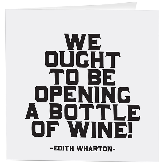 Quotable-Cards - 249- Bottle Of Wine (Edith Wharton)