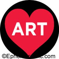 Ephemera - Button-<3 ART